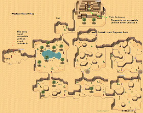 Adventure Bar Story - Western Desert Map