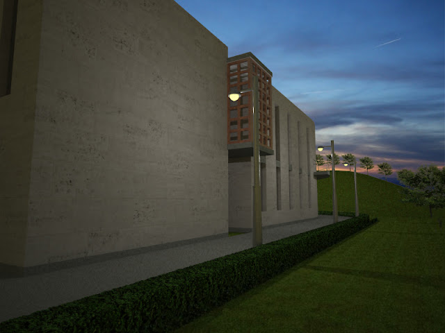 3d, renders, arquitectura, centro cultural,