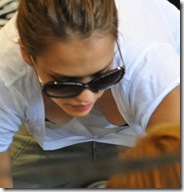 Jessica Alba downblouse