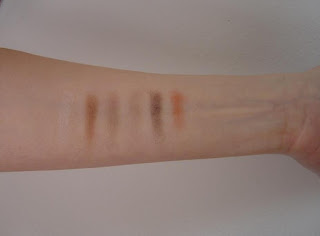 swatches of Pur Minerals Au Naturel Eye Shadow Palette.jpeg