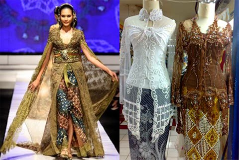 13 Gambar Model  Baju Kebaya Gaun  Untuk  Orang  Gemuk  Terbaru 