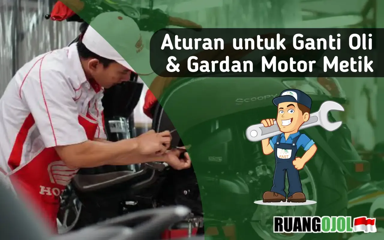 jarak tempuh sebelum ganti oli dan gardan motor metic