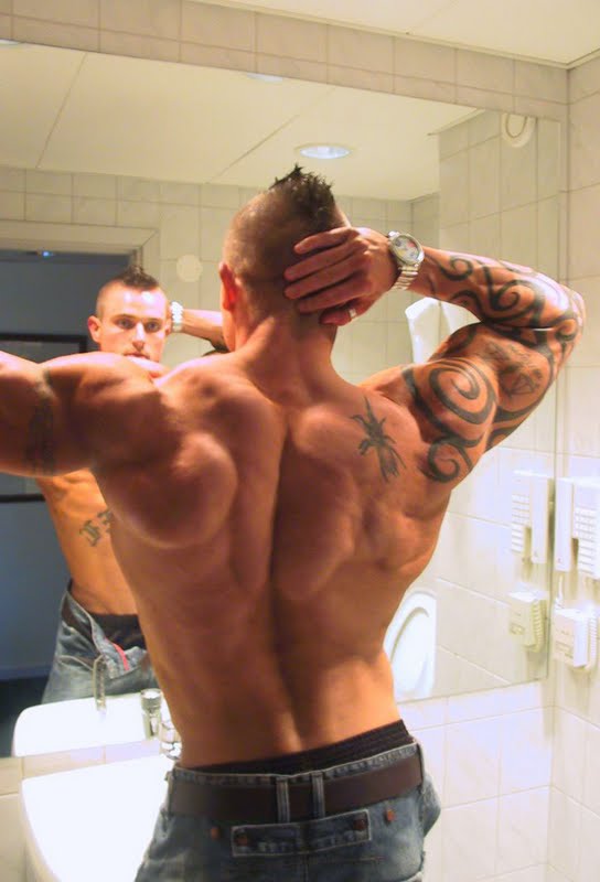 Muscle Back Tattoos 