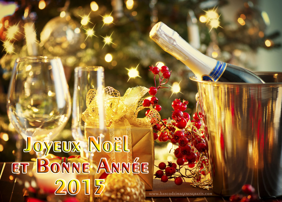 Banco de imágenes: Joyeux Noël et Bonne Année 2015 ...