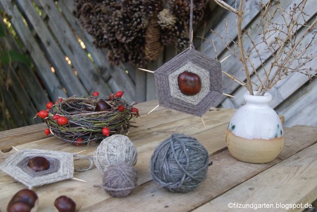 DIY Kastanien-Spinnennetze nicht nur für Kinder