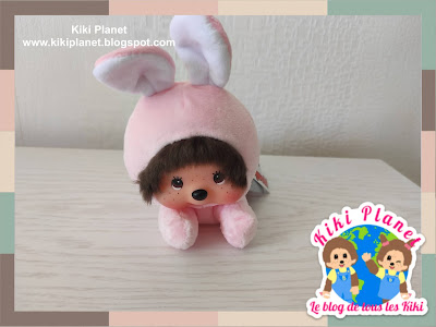 kiki monchhichi lying rabbit bunny cute