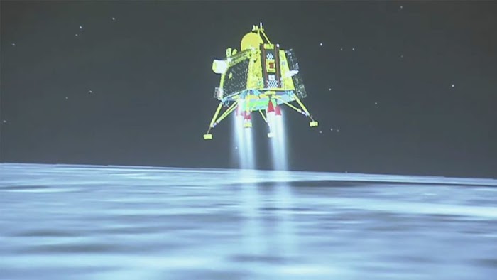 India’s Chandrayaan-3 Makes History by Landing on the Moon’s South Pole