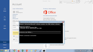 Aktivasi microsoft office 2016 dengan cmd