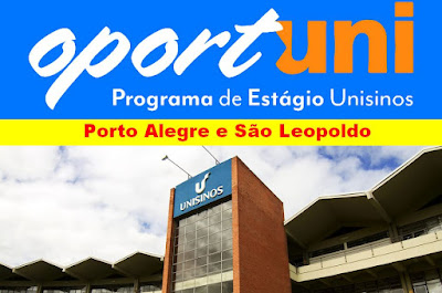 Programa de Estágio da Unisinos anuncia vagas para diversos cursos em São Leopoldo e Porto Alegre