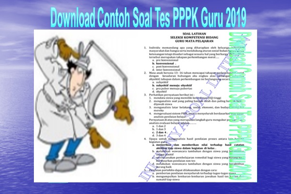 Download Contoh Soal Tes PPPK Guru 2019 Beserta Jawabannya 