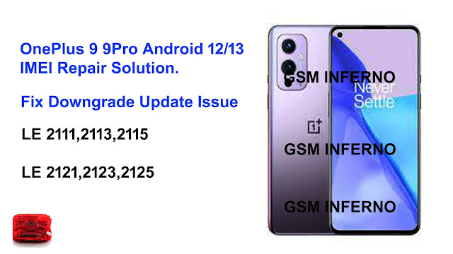 OnePlus 9 9 Pro Android 12 13 original IMEI Repair