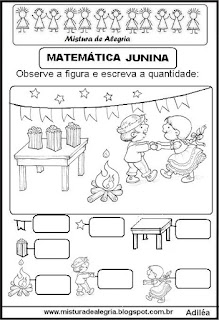 Atividades sobre festa junina matemática