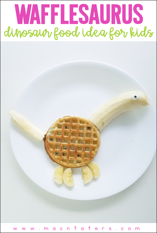 Wafflesaurus: Dinosaur Themed Snack Ideas for Kids