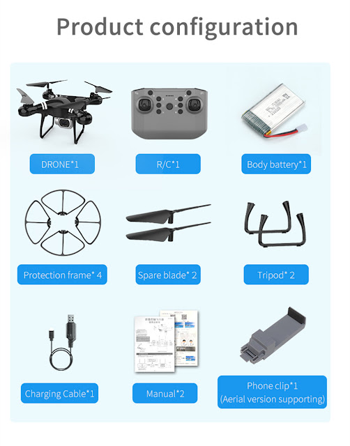 World Cheapest Drone 4K Camera With Multifunction