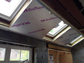 Vaulted ceiling insulation