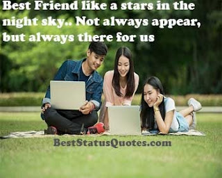 status for friend