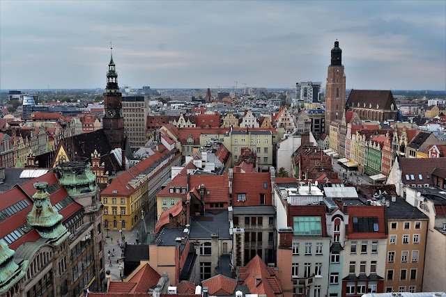 Panorama z Mostka Pokutnic we Wrocławiu