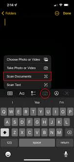How to scan a document on iphone