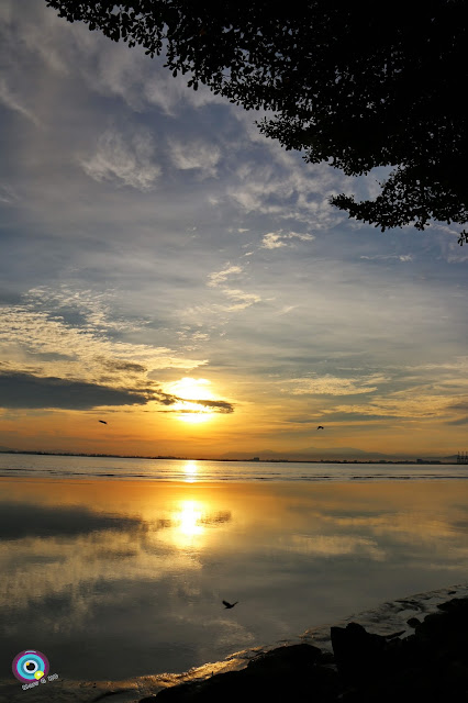 Sunrise at Gurney Drive, Penang.