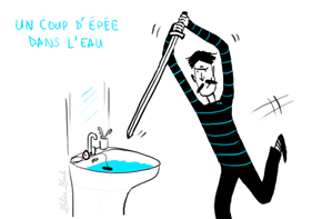un coup d'épée dans l'eau