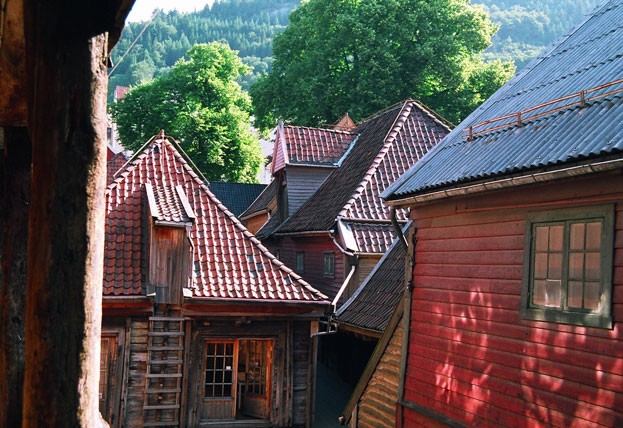 Wooden houses of Bryggen