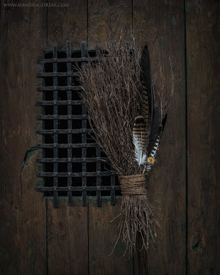 Handmade Besom Broom, Broomstick, Mandragoreae by Victoria Francés