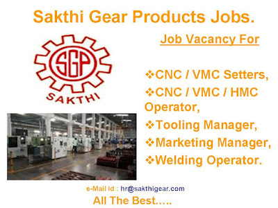 Sakthi Gear Products Jobs