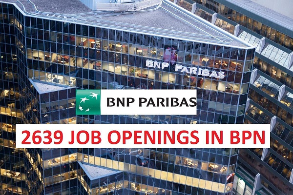 Latest Job Vacancies in BNP Paribas Bank