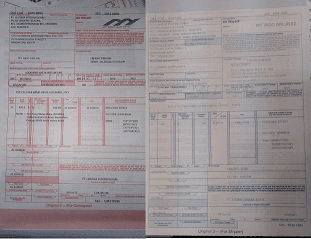 Contoh MAWB My Indo Airlines Cargo