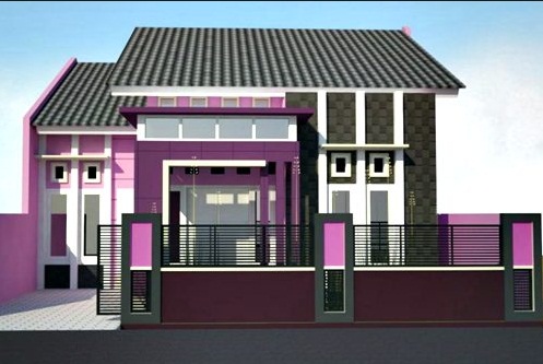 77 Inspirasi Kombinasi Cat Rumah Warna Ungu Dan Cream  