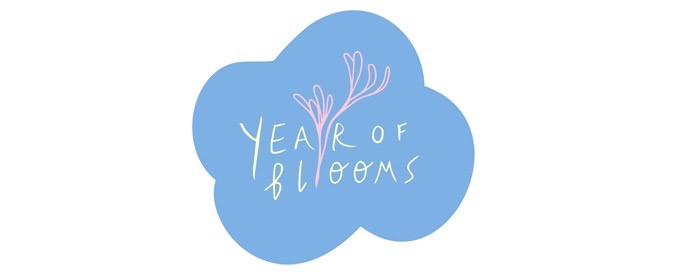 logo for flower blog series