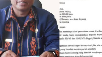 Kadis Pendidikan Kota Kupang Minta Maaf soal Imbauan Penculikan Anak, Bikin Resah