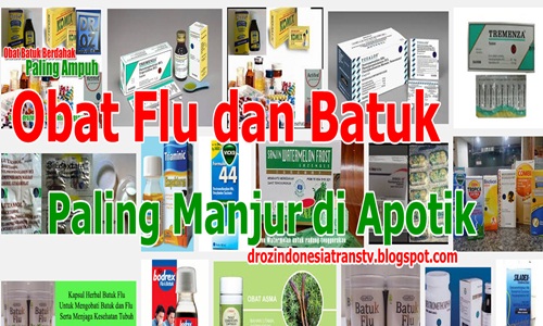 Dr OZ Indonesia Obat  Flu dan Batuk  Paling Manjur di  Apotik 