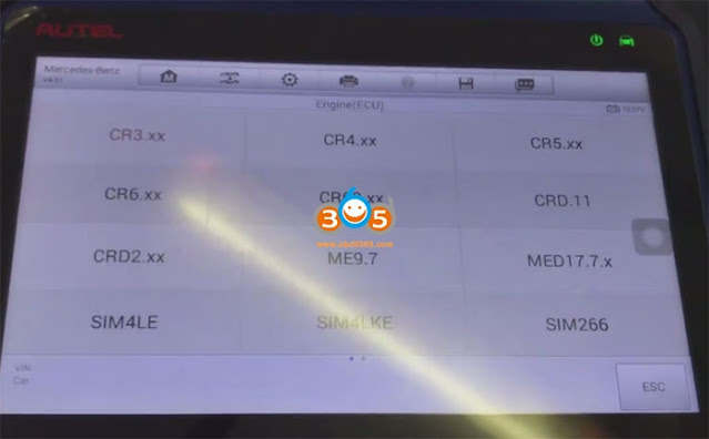 autel im608 benz ecu renew list