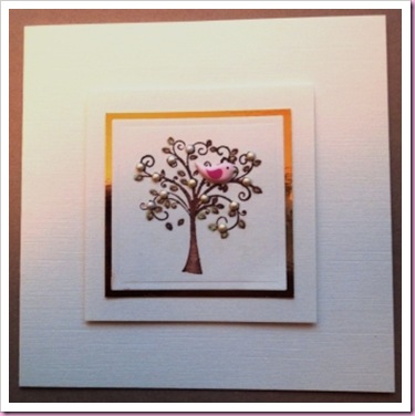 A Little Bird In A Tree Card a