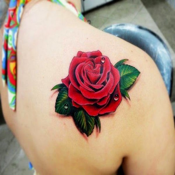 Keren Abis 16+ Tato Bunga Mawar