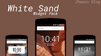 Project #104: White Sand Widget Pack