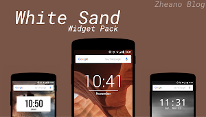 Project #104: White Sand Widget Pack