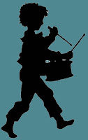 Drummer boy silhouette