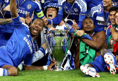 photo of chelsea win champions league 