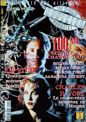 Couverture d'un numéro du magazine officiel de X-Files.