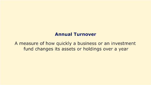 A measure of how quickly a business or an investment fund changes its assets or holdings over a year.