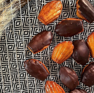 Madeleines gourmandes healthy coques en chocolat Charlotte and cooking 