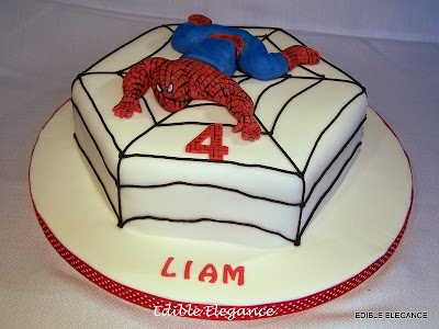 Spiderman Birthday Cake on This Lucky Boy Had Two Spiderman Cakes For His Birthday