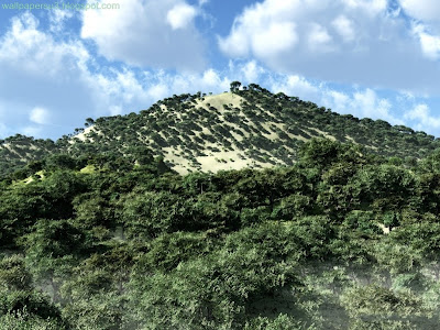 Mountain 3D Standard Resolution Wallpaper