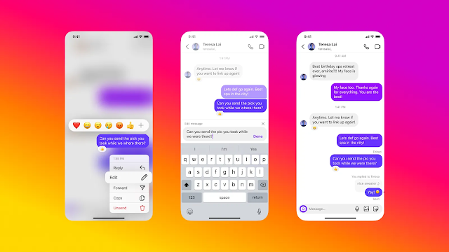 Instagram introduces 15-minute edit window for DMs