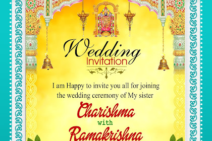 View Wedding Invitation Card Design Template Free Download Background