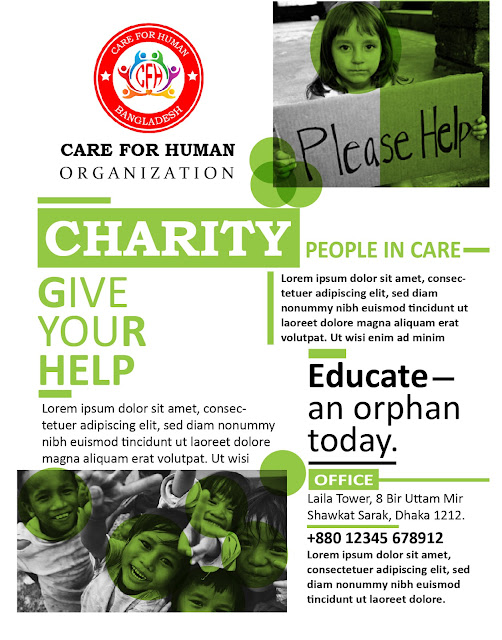 Charity Flyer Template Design