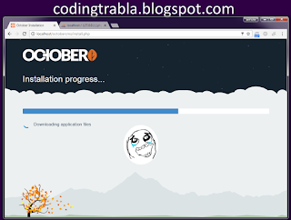 Install OctoberCMS php7 CMS on Windows 7 tutorial 7