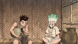 ドクターストーンアニメ 1期1話 石神千空 大木大樹 Dr. STONE Episode 1